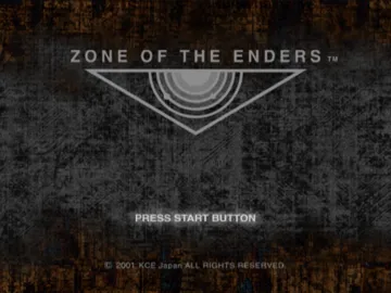 Zone of the Enders screen shot title